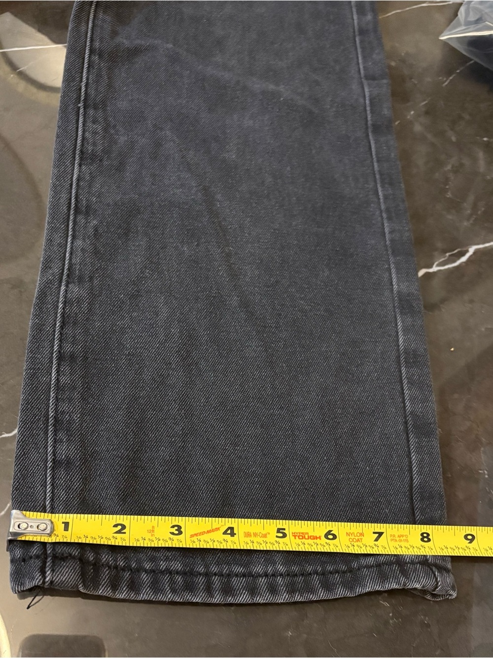 Cider Black High-Rise Wide-Leg Jeans Women’s XS | 90s,Baggy,Grunge,Whimsygoth, - Picture 10 of 11